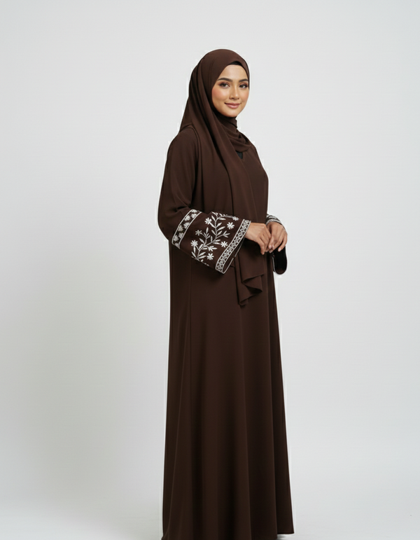 sleeves Embroidry abaya