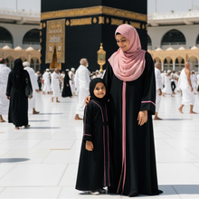 Blush Bloom abaya set