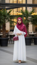 Ivory heartline women Abaya