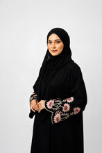 Rose Noir women Abaya