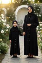 Black Basic Abaya Set – Mommy and Me