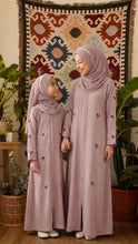 flower style Mommy and Me Abaya Set
