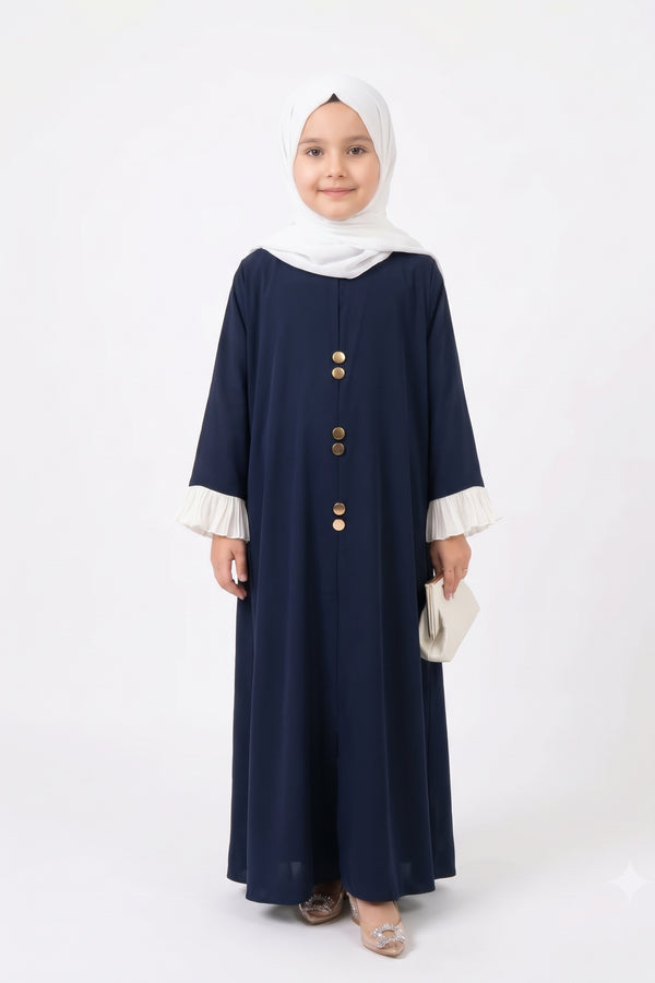 Cocoa Frill kids Abaya