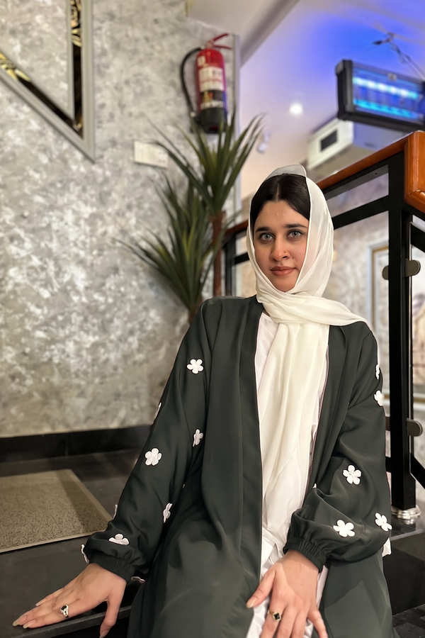 *floral abaya upper