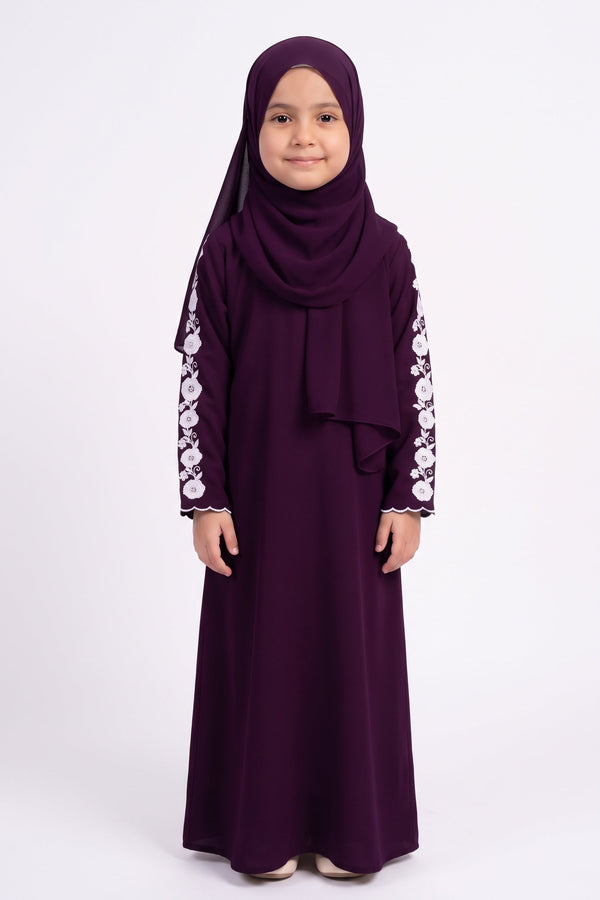 Blossom Veil Kids Abaya