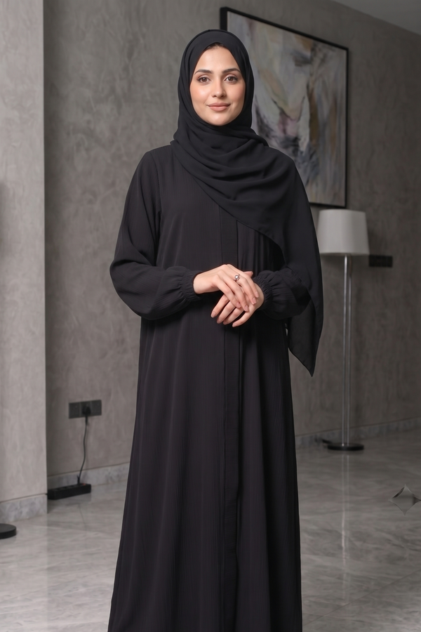 *black zoom niddah abaya