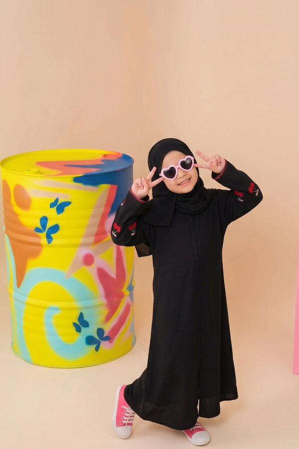 Cherry Charm Abaya