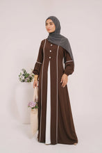 2 Piece Button Abaya