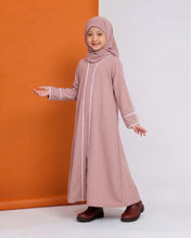 Kids Double piping Abaya