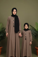 3 Button Abaya Mommy & Me Abaya set
