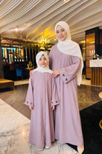 Mommy And Me Heart sleeve Abaya