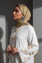Gold line abaya
