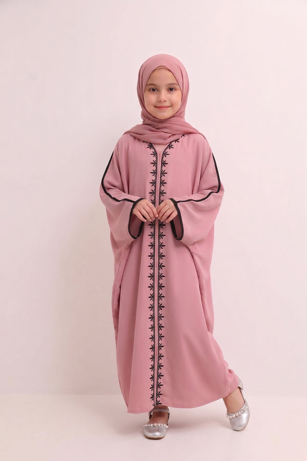 Butterfly kids abaya