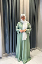 Leaf sleeves Embroidery abaya