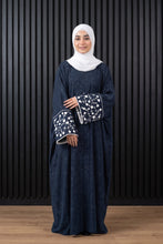 Teal Butterfly Abaya