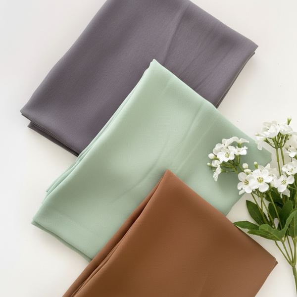 Pack of 3 chiffon hijab