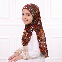 kids printed Hijabs