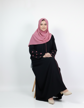 Blush Bow Abaya
