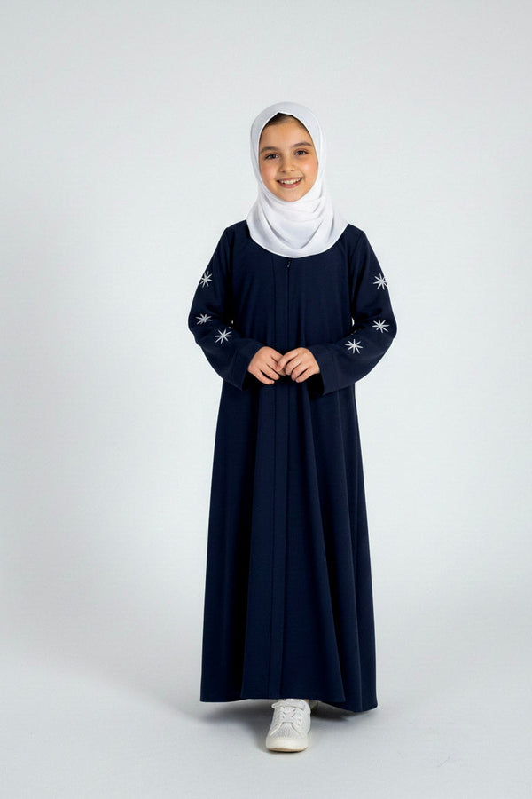 Twinkle Noor Abaya-navy blue
