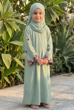 Kid Flower Sleeve abaya