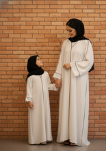 Crystal White Abaya Mommy & Me Abaya Set
