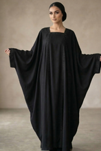 Black Stone Kaftan abaya