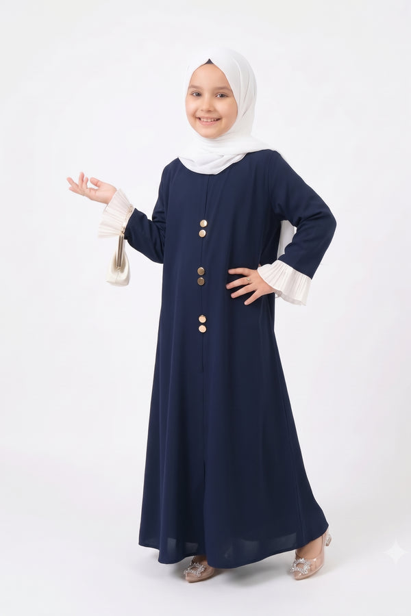 Cocoa Frill kids Abaya