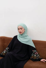 Midnight Bloom Embroidered Abaya