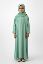 kids basic platted Abaya