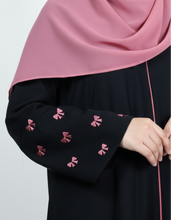 Blush Bow Abaya