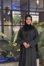 *Amber front open abaya