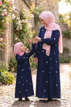 Mini Flower Mumy And Me Abaya Set