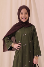 kids Floral abaya
