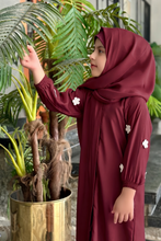 *kids floral abaya