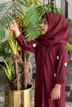 Kids Floral Abaya-192
