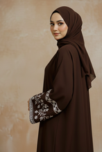 Mocha Elegance women abaya