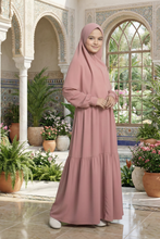 Blush Rose Modest kids abaya