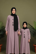3 Button Abaya Mommy & Me Abaya set