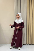 kids basic piping abaya