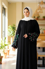 Cherry Leaf Embroidery abaya-223