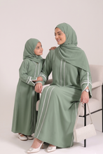 Mommy And Me  basic piping abaya
