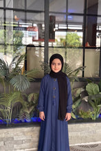 Classic 3 button Kids Abaya