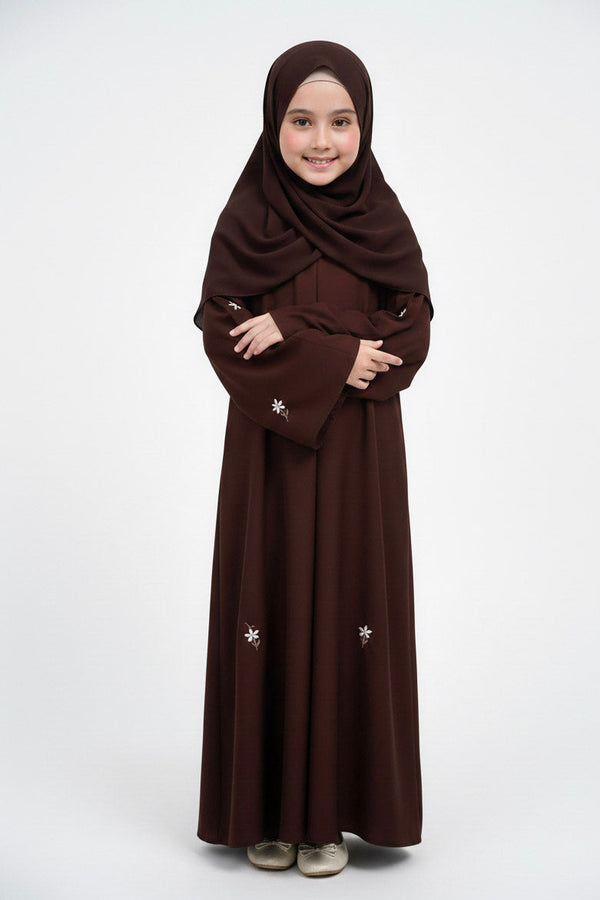 Chestnut Bloom Abaya
