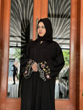 Blossom Serenity Muticolor Emborided Abaya-36