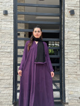 Royal Plum Embroidered Abaya.59