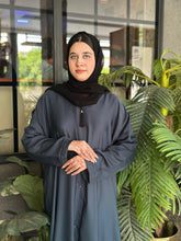 Royal Amber Front-Open Abaya