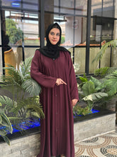 Royal Amber Front-Open Abaya