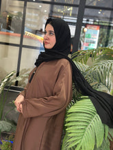 Royal Amber Front-Open Abaya