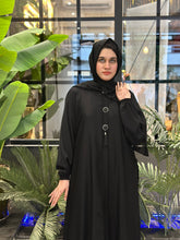 Regal Noir Brown Abaya – 3 Button Sophistication 88,89,90