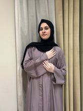Light Brown Plated abaya-184